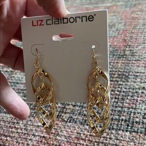 Free with purchase (bundle) gold tone earrings